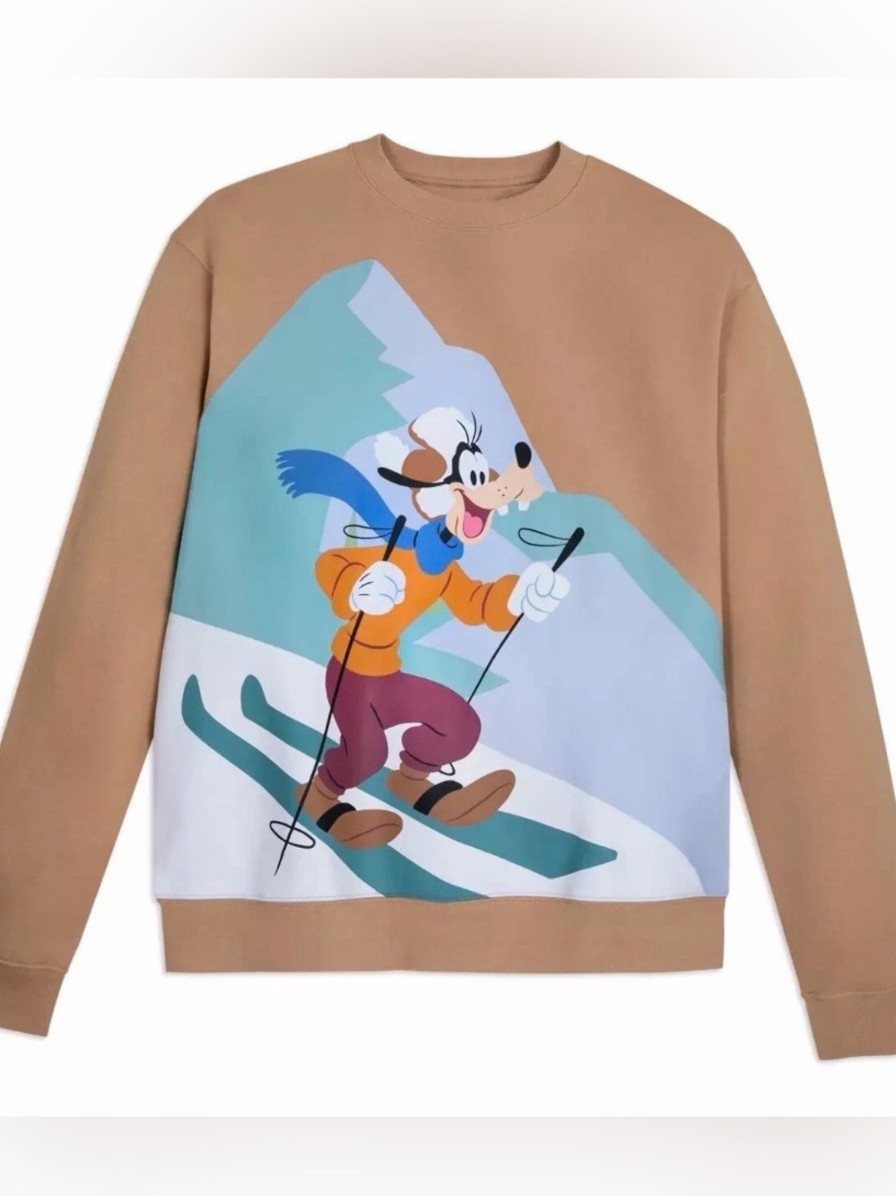 Disney Parks Goofy Holiday Homestead Pullover Sweatshirt for Adults Christmas M